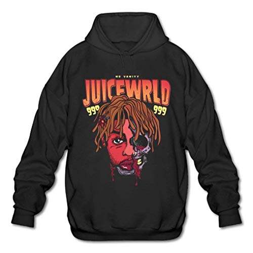 Himani Nandana Mens Juice WRLD Skull Poster Fashion Hoodie