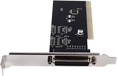 QNINE PCI Parallel Port Expansion Card, PCI to DB25 LPT Converter Adapter Controller Desktop PC Printer Low Profile Bracket - Thumbnail 4