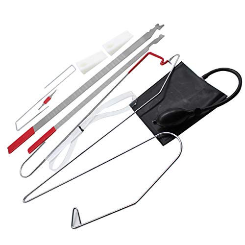 Car Emergency Repair - 9Pcs Air Pump Wedge Alignment Tool Inflatable Shim Cushioned Powerful Unlock Auto Repair Home Universal Use Kit