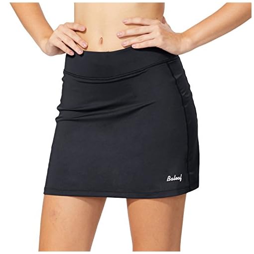 BALEAF Women's Tennis Skirt Golf Skorts Skirts Athletic Skirts with Shorts Pockets Running Workout Sports