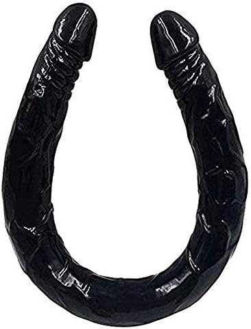 Yyss 21.56 Inch Super Long Dual Head Full Body Massage Wand Flexible Double Side Massager Female Black