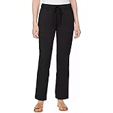 Buffalo Womens Tencel Blend Pull On Joggers - Athletic Pants (Black, XL)