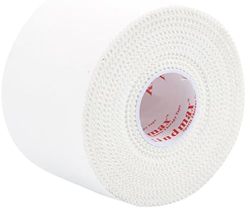 Athletic Tape Rigid 2" wide X 10yds Easy Tear, AT-R50 color : White