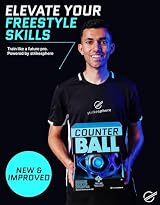 Strikesphere Smart Ball SBCB1B Football Kick Up Counting Lights Sounds White view 12