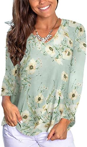 Dasbayla Women's Solid Loose Short Sleeve V Neck T-Shirt Top Side Split High Low Hem