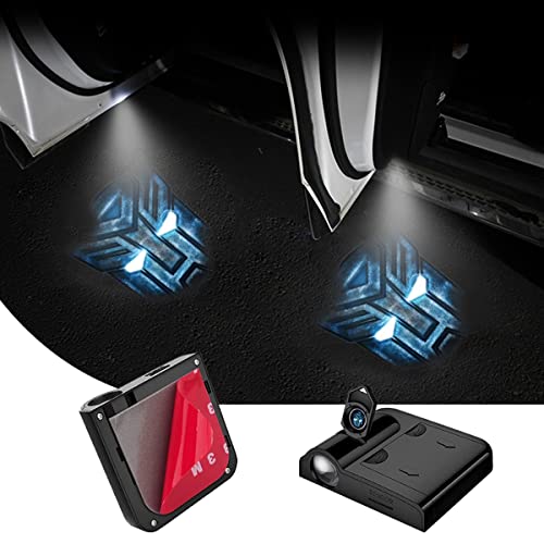 Fit Transformers Car Door Lights Logo 2Pcs Autobot Car Door Projector