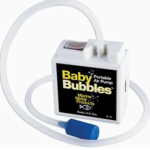 MARINE METAL BABY BUBBLE BOX AERATOR 3gal 2/AA