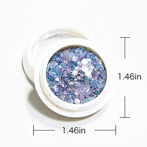 Powder Sequins Craft Glitter Flakes Colorful Mixed Festival Glitter