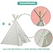 UKadou Pet Teepee Tent for Dogs Cute Dog Teepee Tent Bed Modern Pet Teepee Tent House with Floor Puppy Beds for Small Dogs Portable Indoor Dog House Cat Tent Bed Tipi Rabbits Pet House 24Inch