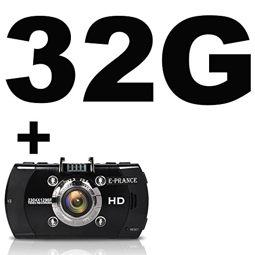 E-PRANCE B47FS HD 1296P Car DVR with GPS Logger WDR Night 