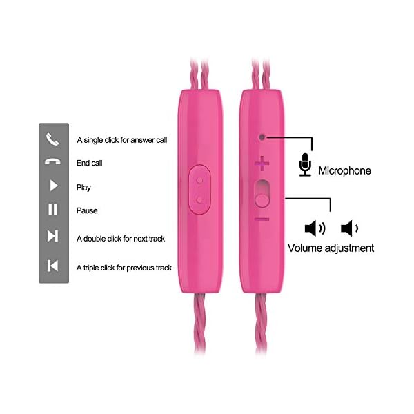 Headphone-Heavy-Bass-Stereo-Earphones-Earbuds-Noise-Isolating-Tangle-Free-Headsets-CBGGQ-in-Ear-Headphones-with-Remote-Microphonefor-iOS-and-AndroidLaptopsGamingBlackWhitePinkGreen-4-Pack CBGGQ Headphone Heavy Bass Stereo Earphones Earbuds Noise Isolating Tangle Free Headsets in Ear Headphones with Remote…