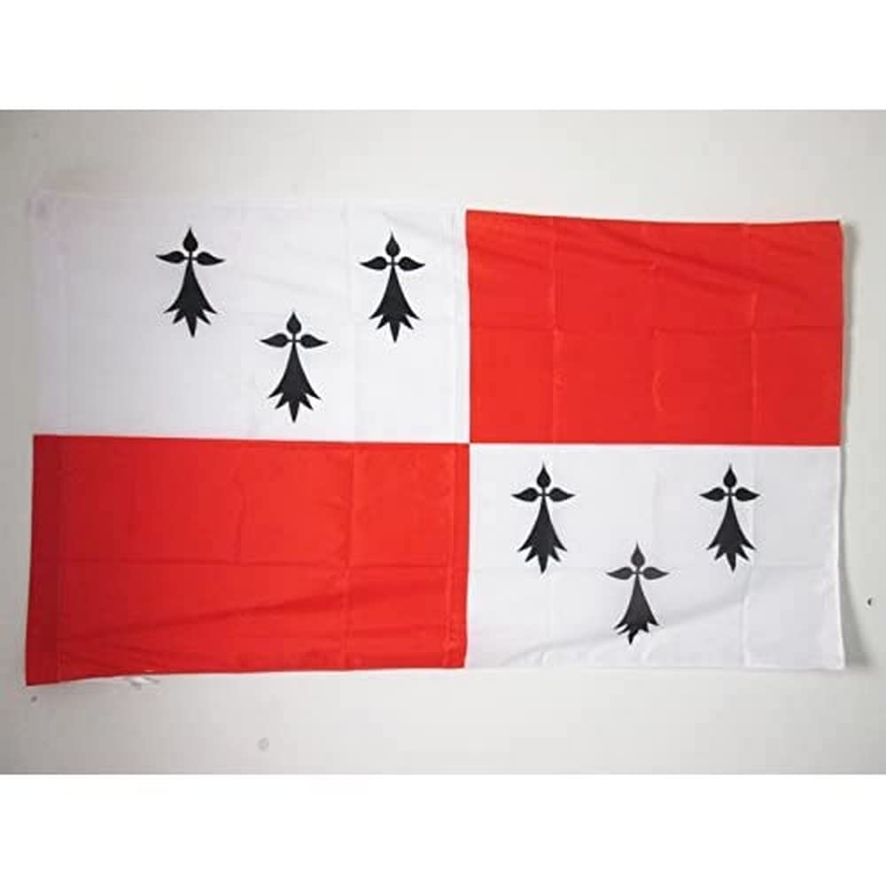 AZ FLAG - Pays de Dol Flag - 3x5 Ft - Bro-Zol Banner with Sleeve - 100% Polyester - Fade Resistant - Vivid Colors - 3' x 5' Feet - 150x90 Cm