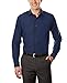 Kenneth Cole REACTION Unlisted by Men's Slim Fit Solid Spread Collar Dress Shirt, Medium Blue, 18