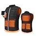 ZLTFashion Heated Vest USB Charging Electric Heated Jacket Winter Body Warmer Vest Men (Battery Not Included)