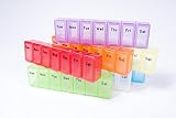 AP-290 Bulk Pack (72 pcs) Medium 7 Day Pill Box