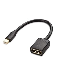 Cable Matters Mini DisplayPort (compatible con Thunderbolt 2 puertos) a DisplayPort macho a hembra adaptador