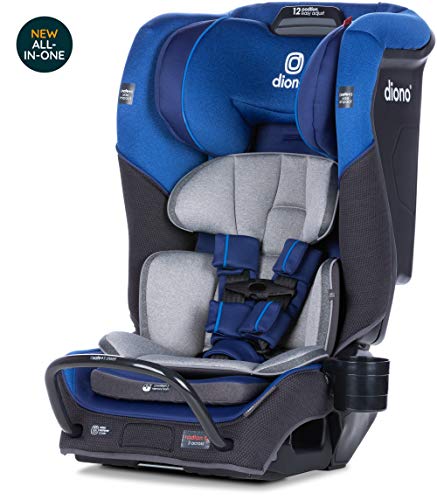 Diono Radian 3QX Latch, All-in-One Convertible Car Seat, Blue Sky