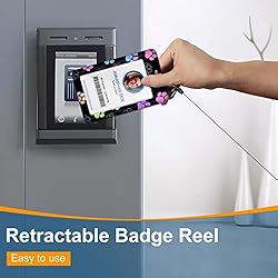 Plifal Badge Holder with Retractable Reel, Paw