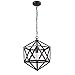 CLAXY Ecopower Industrial Edison Hanging Pendant 1 Light Large Size Art Deco Cage Lamp Guard
