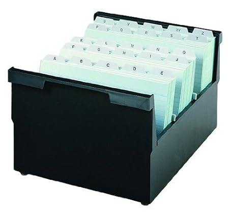 Han 856-0-11 Cajón archivador para tarjetas color gris capacidad para