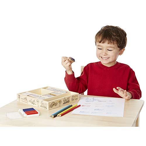 4 Melissa+Doug+Wooden+Stamp+Set
