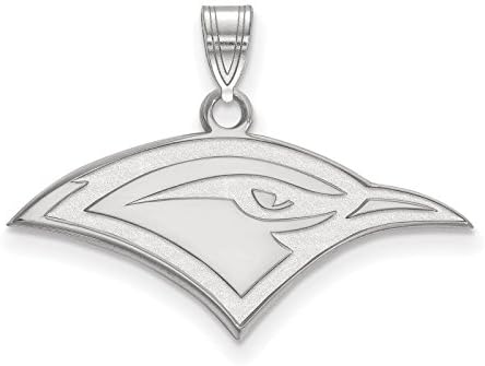 925 Sterling Silver Rhodium-plated Laser-cut The University of Tennessee at Chattanooga Small Pendant