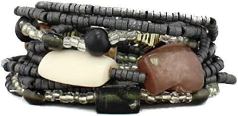 WOMENS BRACELETS-FASHION JEWELRY-11-PIECE WOOD BEADED STRETCH BRACELET SET