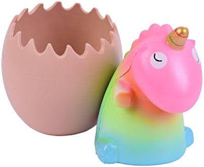 Sinofun 6" Dragon Pet Unicorn Squishies Kawaii Animal Soft Slow Rising Scented Stress Relief Decompression Squeeze Collection Toys for Kids Gift (green)