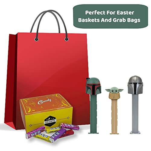 PEZ Mandolorian Baby Yoda Dispensers and Candy Gift Box Set The
