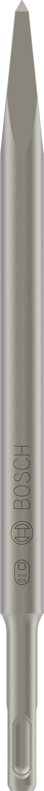 Bosch 1x PRO SDS plus-4C Pointed Chisel (for Concrete, Brick, Ø mm, Professional Accessory Rotary Hammer Drill, Demolition Hammer)