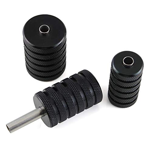 Tattoo Tips Stainless Steel Grip - BoChang 22Pcs Tattoo Stainless Steel Tip Kit with 3Pcs Mixed Tattoo Machine Tubes Handle Grips Tattoo Tip Kits Assorted Round/Flat/Diamond Tip RT FT DT for Tattooing - Thumbnail 2