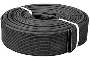 Kuriyama Oroflex OF10-400 4" ID Black Lay-Flat Nitrile/PVC Rubber Discharge Hose (25 Feet)