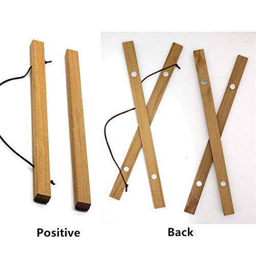 Miaowater 2 Pack Poster Frame,20x16 20x24 20x28 20x30 Magnetic Light Wood Wooden Frames Hanger for Photo Picture Art Canvas Print Artwork Wall Hanging Teak Wood 20''