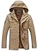 Wantdo Men's Winter Thicken Outwear Coat With Removable Hood