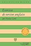 Exercices de version anglaise (French Edition) by Nicolas Carel