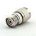 Maxmoral 2PCS N Male to UHF Female SO-239 SO239 Connector Straight RF Coax Coaxial Adapter