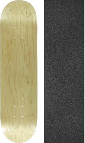 Blank Skateboards S3 Deck with Mob Grip Perforated Grip Tape - Bundle of 2 items