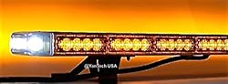 40" Amber Clear Super Bright 70 LEDs Light Bar