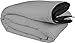 Utopia Bedding Comforter Duvet Insert, Quilted Comforter with Corner Tabs, Box Stitched Down Alternative Comforters Twin Size (Black/Grey)