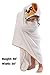 Extra Large Toddler Towel with Hood, Unique Size 48x30