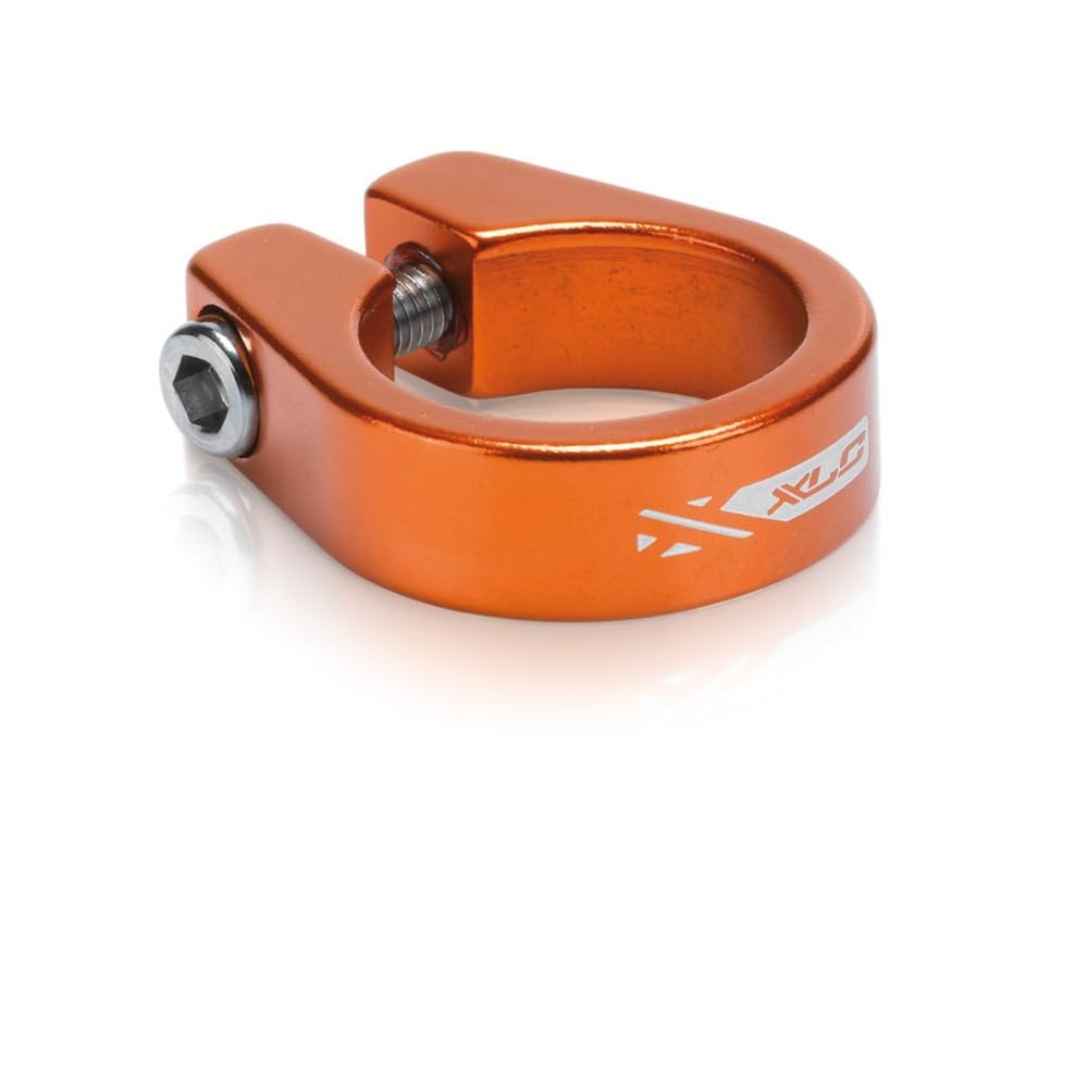 XLC Unisex 2502064316 Seat Post Clamp Collar, Orange, 3.2 x 3.2 x 3.2 cm