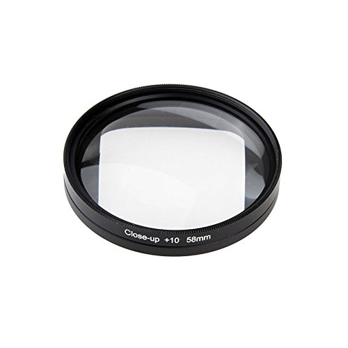 Williamcr 58mm +10 Close-Up Macro Filter with Lens Adapter for GoPro HERO5 Session,HERO4 Session and HERO Session
