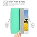 BESDATA Ultra Thin Magnetic Smart Cover (Wake/Sleep Function) & Clear Back Case for iPad Mini 2 / Mini 3 (with Retina Display) + Screen Protector + Cleaning Cloth + Stylus (Mint Green)