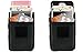 Cell Phone Dual Case Pouch Double Decker Fits Two iPhone 8, X, 7, 6, 6S W/ Case or Similar (1st Phone Measuring 141 x 70 x 10mm & 2nd measuring 145 x 75 x 14mm or Less)