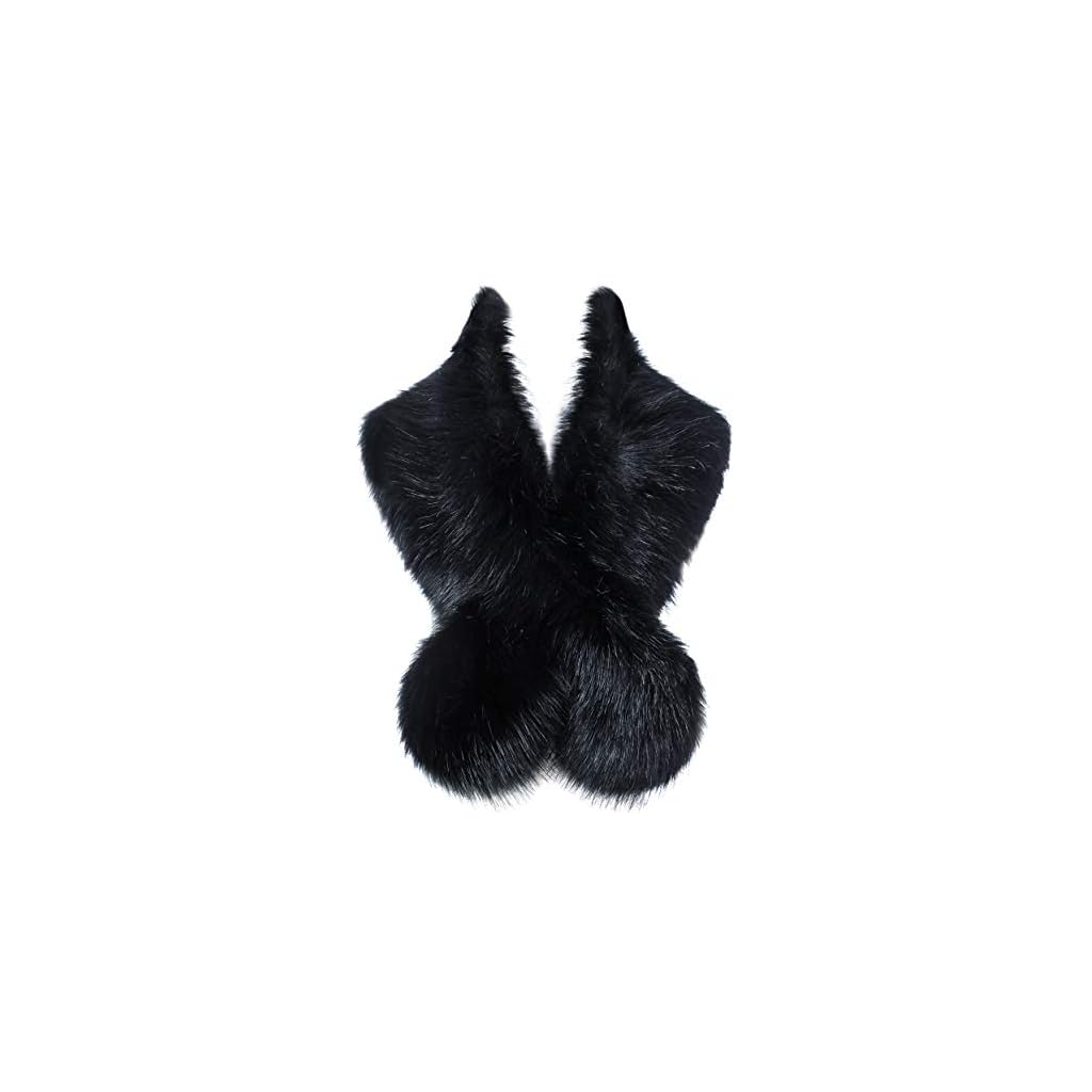 faux fur collar shawl