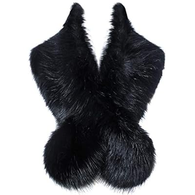 BABEYOND Womens Faux Fur Collar Shawl Faux Fur Scarf Wrap Evening Cape for Winter Coat BABEYOND Womens Faux Fur Collar Shawl Faux Fur Scarf Wrap Evening Cape for Winter Coat