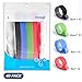 Reusable Fastening Cable Straps and Cable Ties, FONKEN Hook and Loop Tape 40Pcs Wire Straps Management Cord Organizer Straps 5 inch Strap Fastener to Keep Cords Organized (Multicolor)