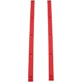 Rib Bones Rails, Durable Stable Flexible Glossy Skateboard Wear Resistant Rails Appearance Longboard Ribs BonesBlack