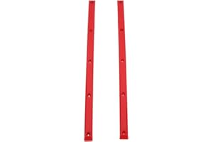 FYDUN Rib Bones Rails, Durable Stable Flexible Glossy Skateboard Wear Resistant Rails Appearance Longboard Ribs BonesBlack