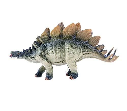 Himine Children's Handmade DIY White Embryo Dinosaur 3D Painting Coloring Stegosaurus Dinosaur Model